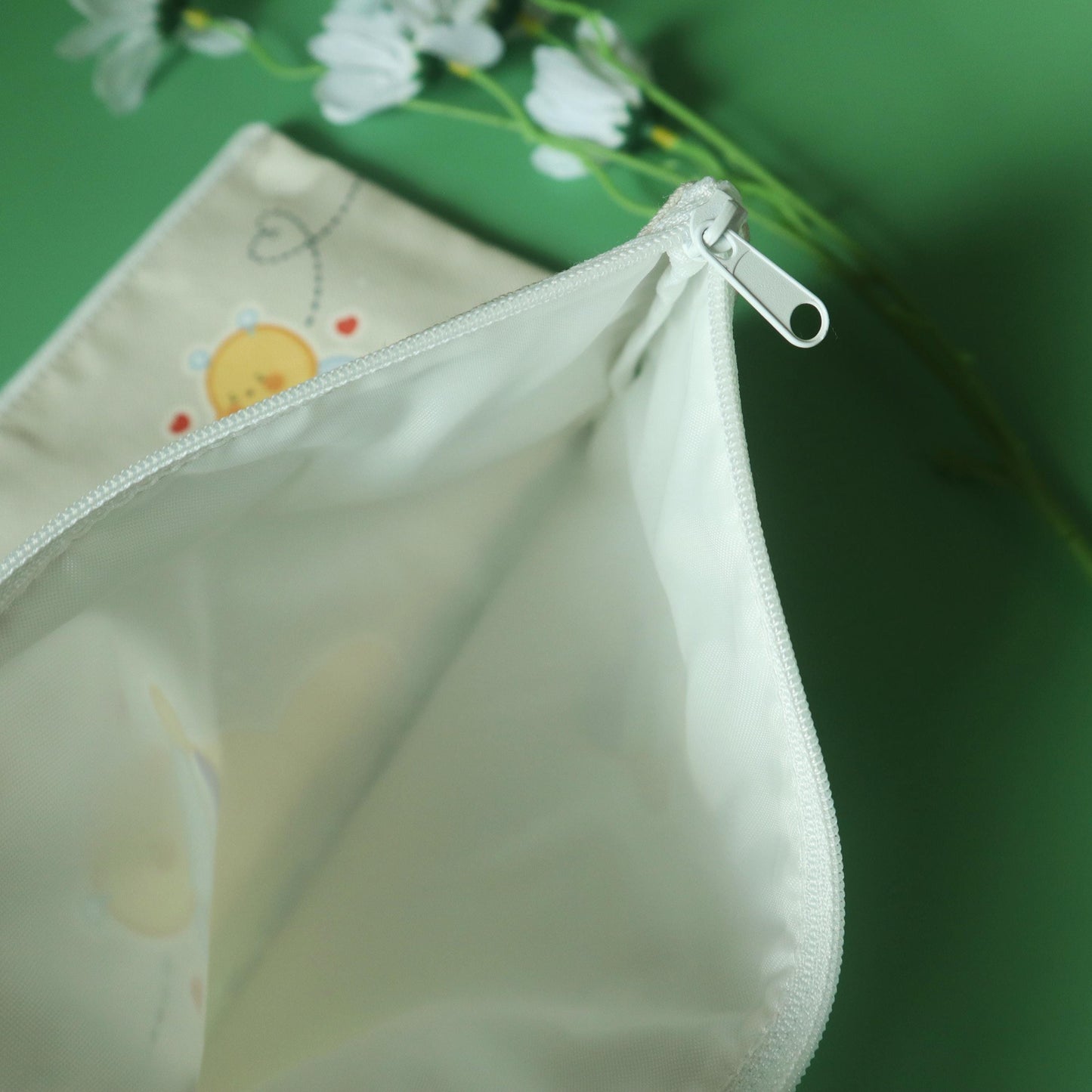 Non-Binary Flag Pencil Case - Subtle LGBT Enby Mascot