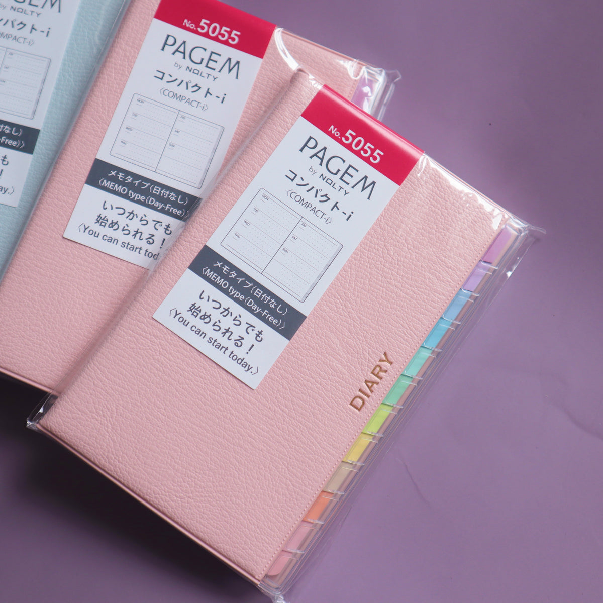 Nolty (Noritsu) Pagem Undated Rainbow Planner - 5055, 5056, 5057, 5058
