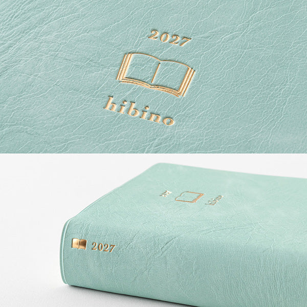 [PRE-ORDER] 2027 Midori Hibino A6 Diary - Pink/Camel/Blue-Green