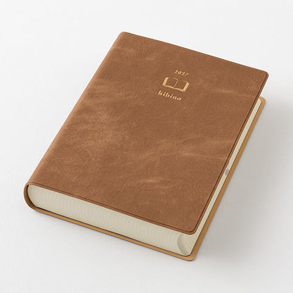 [PRE-ORDER] 2027 Midori Hibino A6 Diary - Pink/Camel/Blue-Green