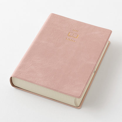 [PRE-ORDER] 2027 Midori Hibino A6 Diary - Pink/Camel/Blue-Green