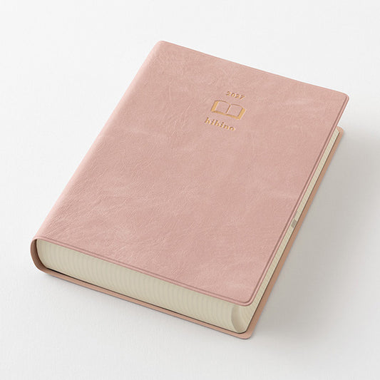 [PRE-ORDER] 2027 Midori Hibino A6 Diary - Pink/Camel/Blue-Green