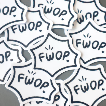 Manga/Manhwa Sound Effects Sticker Set - Yaoi/BL Slurp Thrust Fwop Suck Stickers