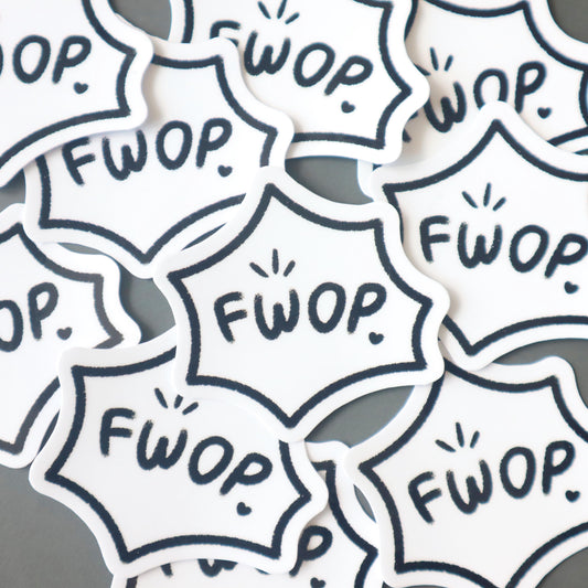 Manga/Manhwa Sound Effects Sticker Set - Yaoi/BL Slurp Thrust Fwop Suck Stickers