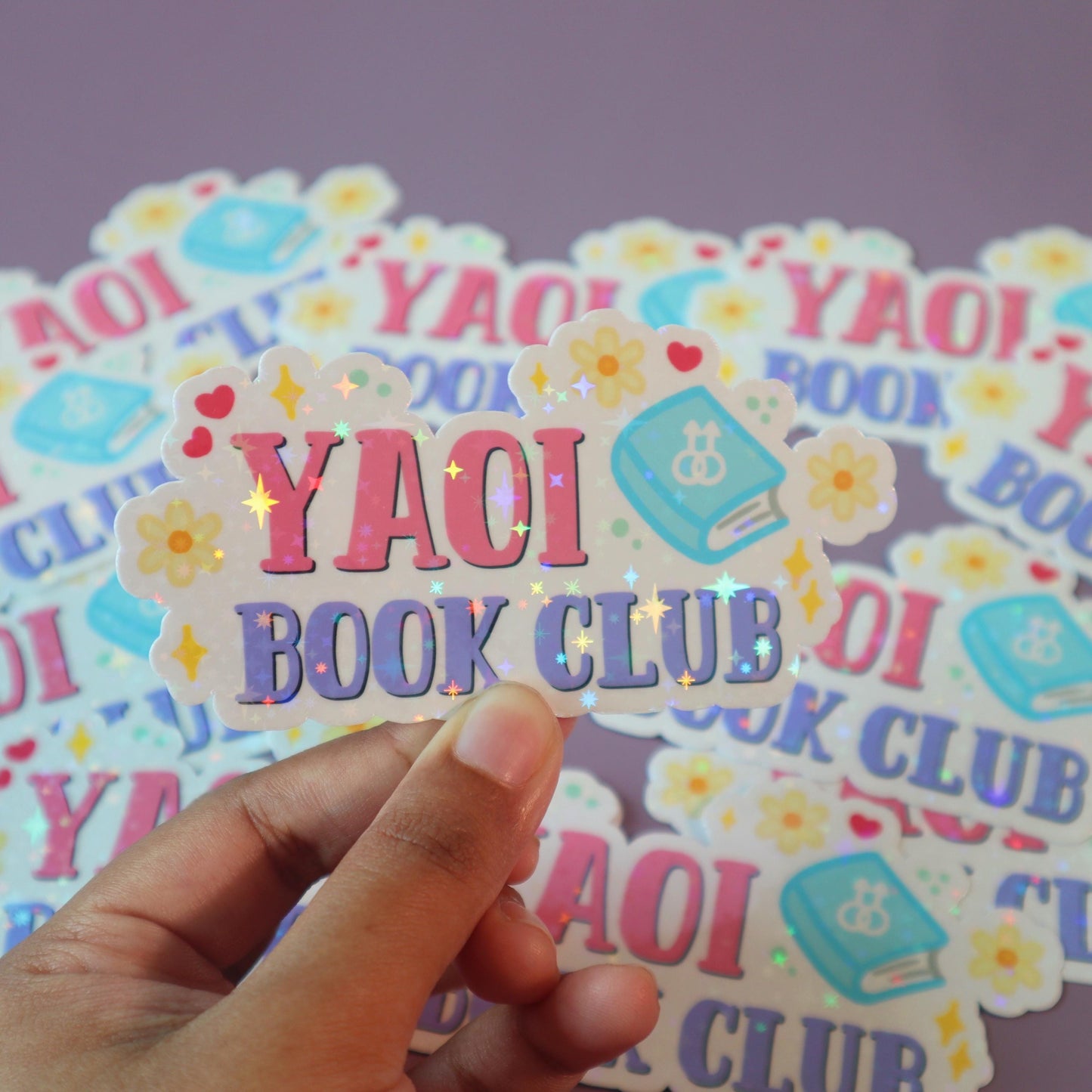 Yaoi Book Club - Holographic Sticker