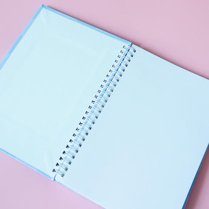 Reusable A5 Sticker Book - Jellies World Kawaii 50 Pages Front & Back - Scrapbook/Journaling  - Blue Pink Purple