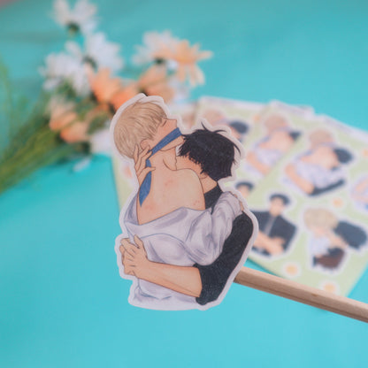 Love Jinx Office AU Fanart Sticker Sheet - Glitter/Glossy/Matte