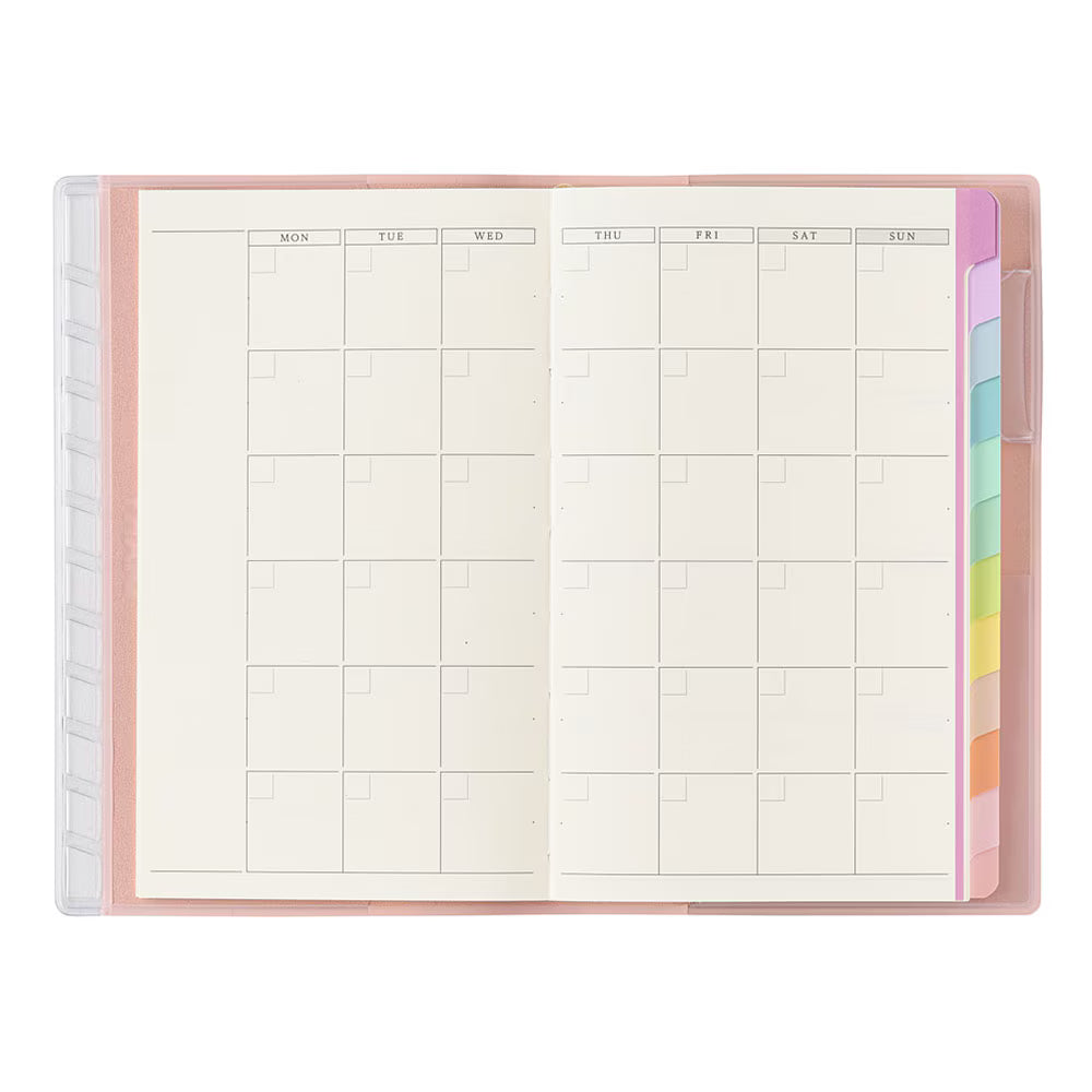 Nolty (Noritsu) Pagem Undated Rainbow Planner - 5055, 5056, 5057, 5058