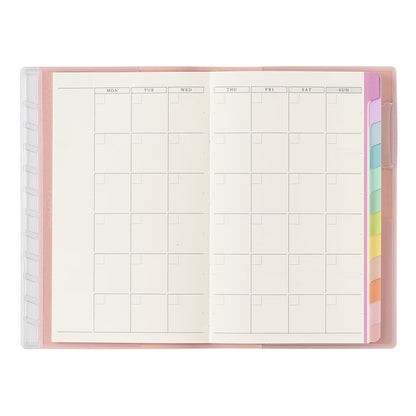 Nolty (Noritsu) Pagem Undated Rainbow Planner - 5055, 5056, 5057, 5058