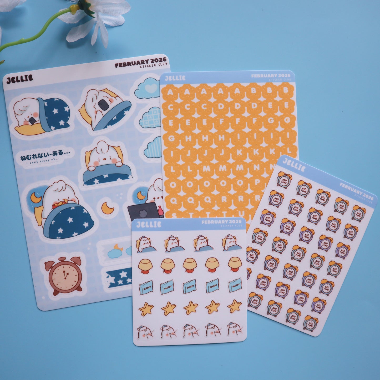 Sleep is for the Weak - Night Themed Sticker Sheet Set