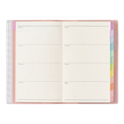 Nolty (Noritsu) Pagem Undated Rainbow Planner - 5055, 5056, 5057, 5058