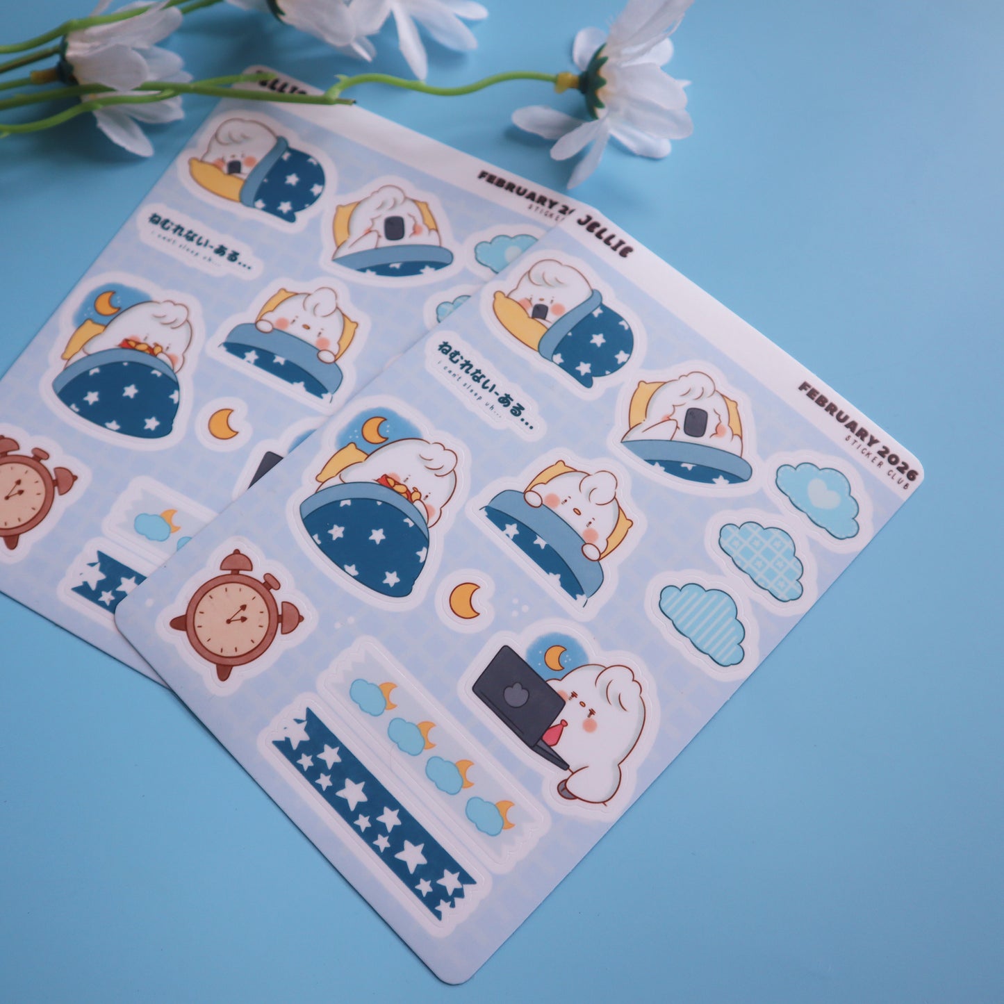Sleep is for the Weak - Night Themed Sticker Sheet Set
