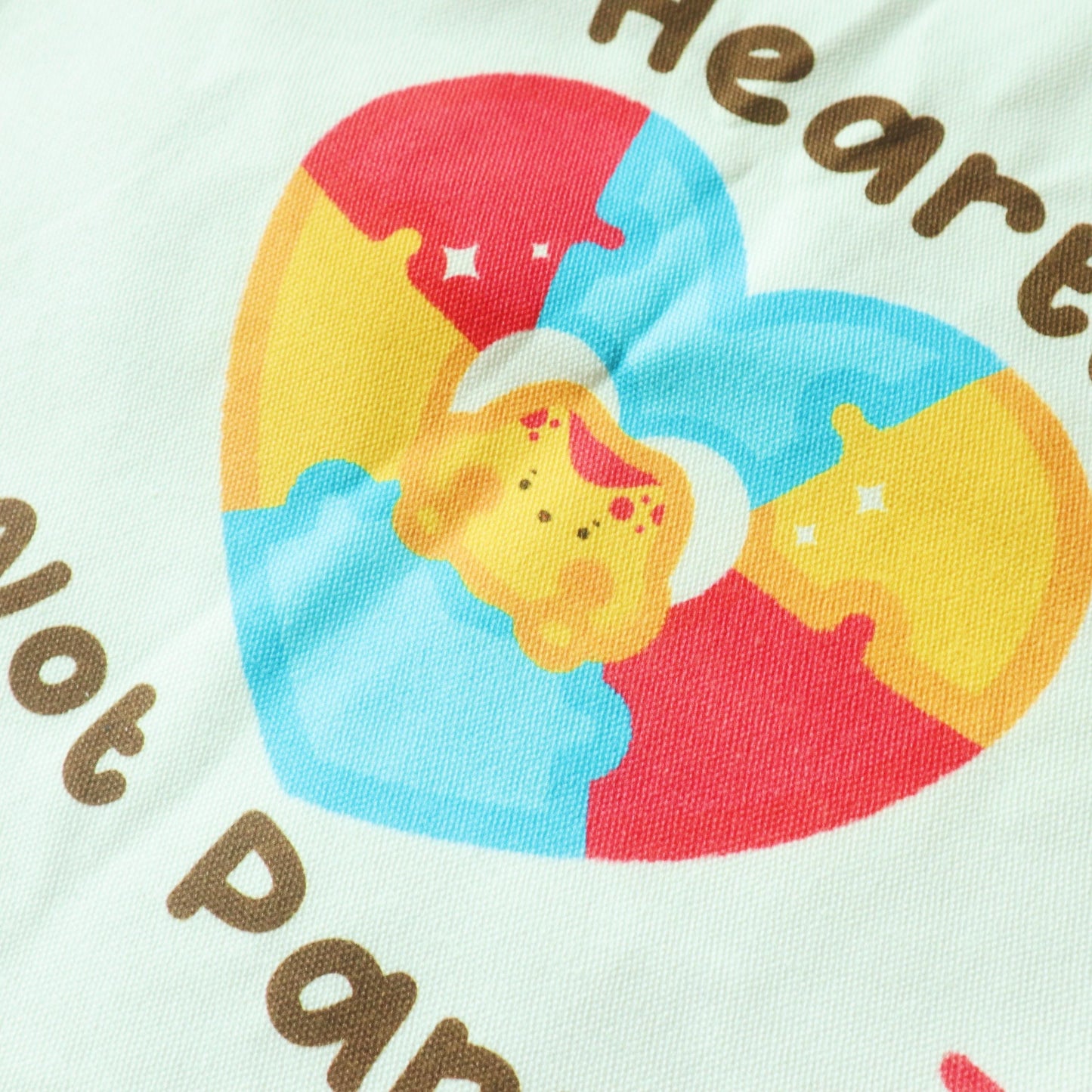 Pansexual Flag Tote Bag - Subtle LGBT Hearts Not Parts