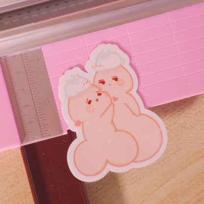 Chibi Penis Rabbit Year - Uke-chin Seme-chin Glossy/Matte