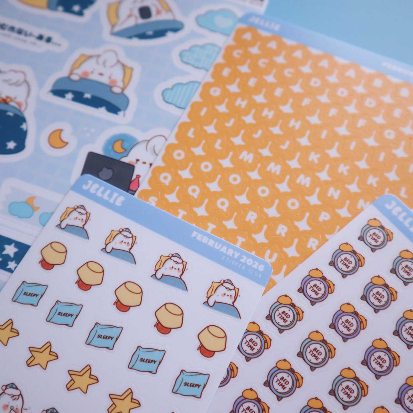 Sleep is for the Weak - Night Themed Sticker Sheet Set