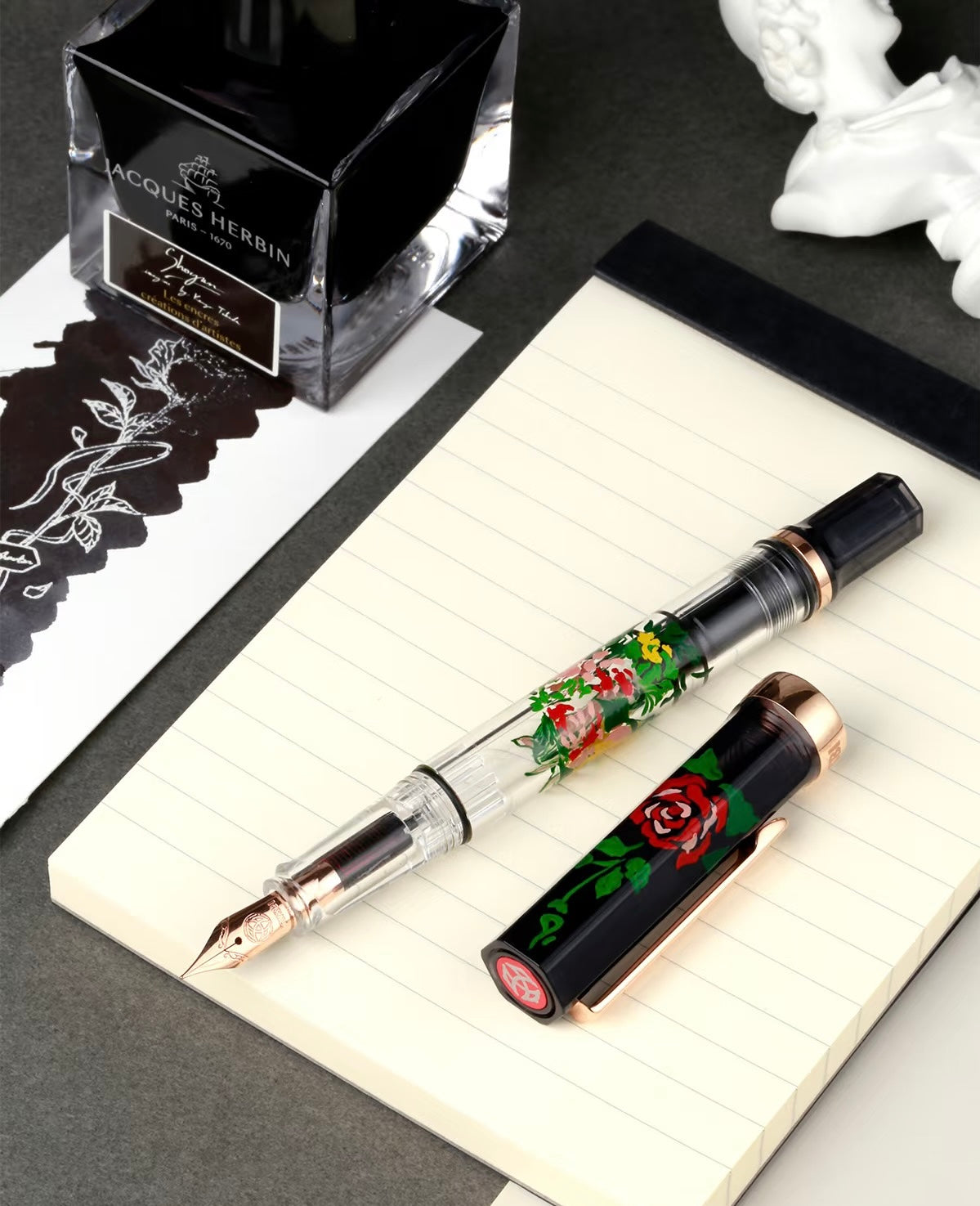 TWSBI ECO Rose Gold Horse Year - Black Fountain Pen Limited Edition