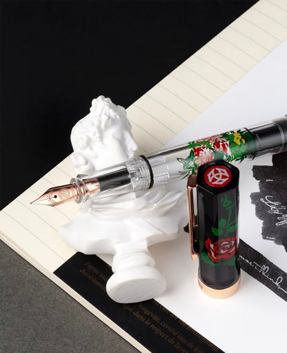 TWSBI ECO Rose Gold Horse Year - Black Fountain Pen Limited Edition