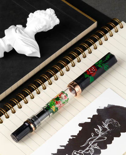 TWSBI ECO Rose Gold Horse Year - Black Fountain Pen Limited Edition