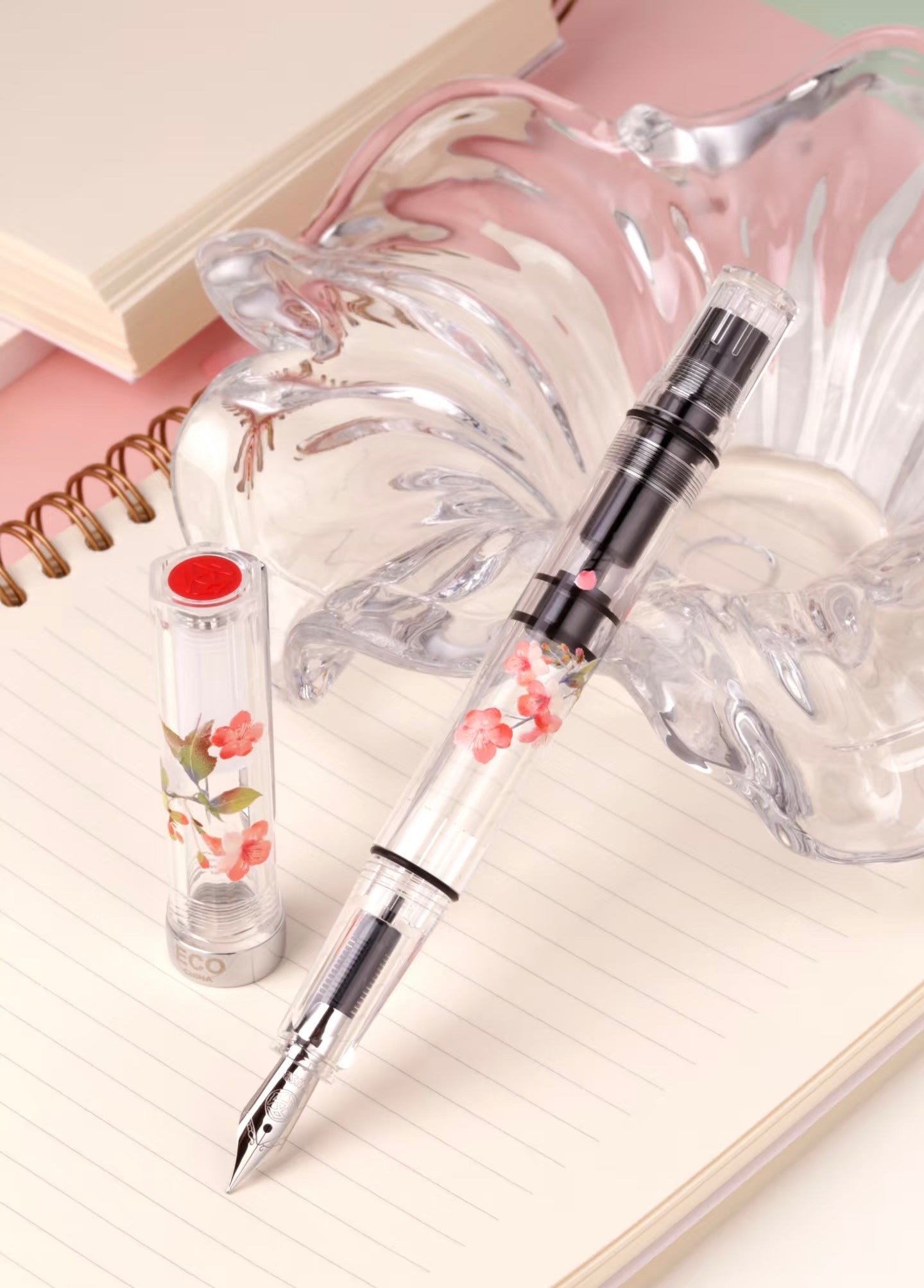 TWSBI ECO Flos Campsis (Trumpet Vine) Fountain Pen - Mother's Day Limited Edition