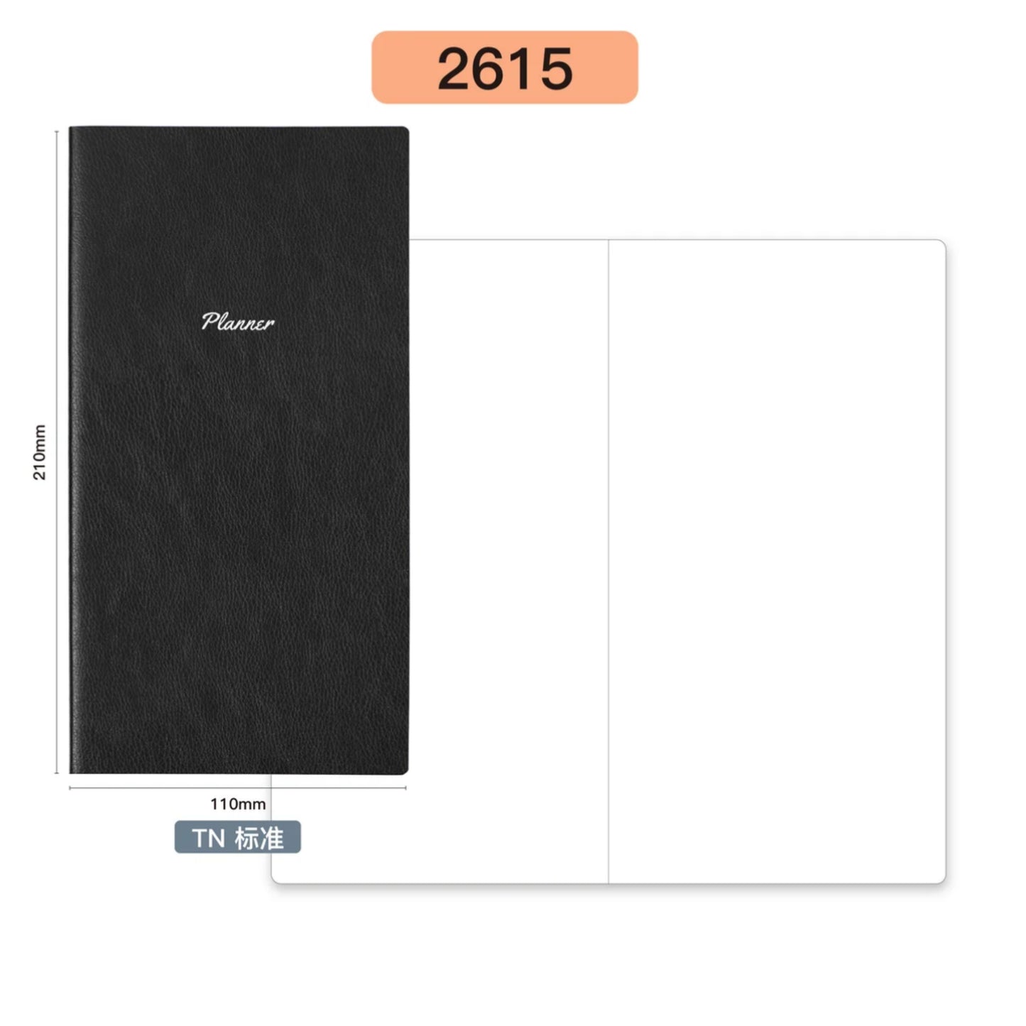 WriteMe TN Grid/Blank Notebook Refill - Koji Paper 52gsm