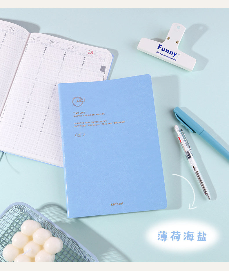 [PRE-ORDER ] 2027 KINBOR A5 Timeline Planner - 52g Bachuan Paper (Tomoe River Paper)