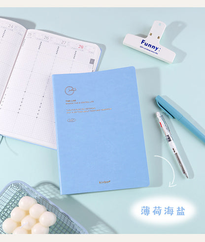 [PRE-ORDER ] 2027 KINBOR A5 Timeline Planner - 52g Bachuan Paper (Tomoe River Paper)
