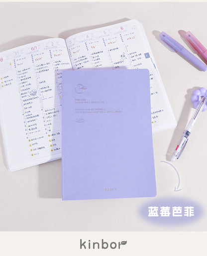 [PRE-ORDER ] 2027 KINBOR A5 Timeline Planner - 52g Bachuan Paper (Tomoe River Paper)