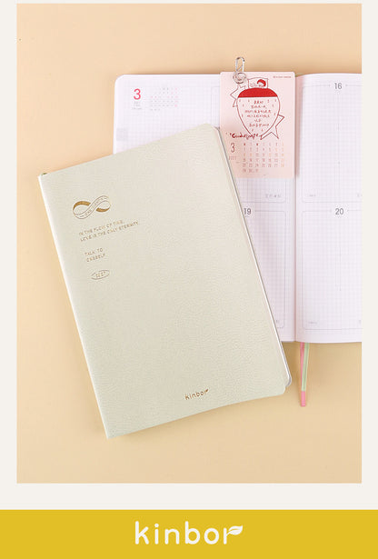 [PRE-ORDER ] 2027 KINBOR A5 Eight-Grid Planner - 52g Bachuan Paper (Tomoe River Paper)