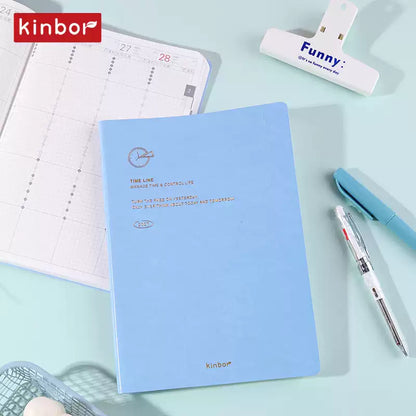 [PRE-ORDER ] 2027 KINBOR A5 Timeline Planner - 52g Bachuan Paper (Tomoe River Paper)