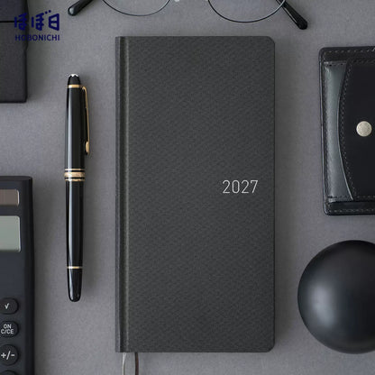 Hobonichi Weeks 2027 - January Start- English/Japanese [FREE PEN INCLUDED]