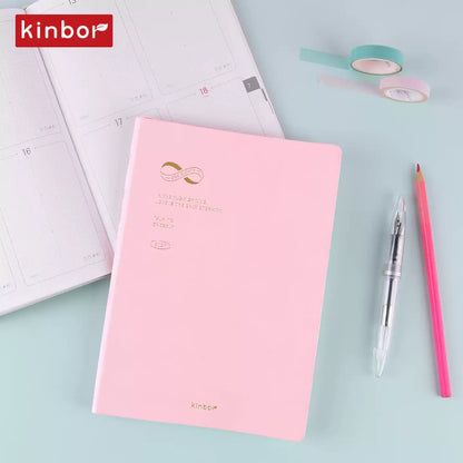 [PRE-ORDER ] 2027 KINBOR A5 Eight-Grid Planner - 52g Bachuan Paper (Tomoe River Paper)