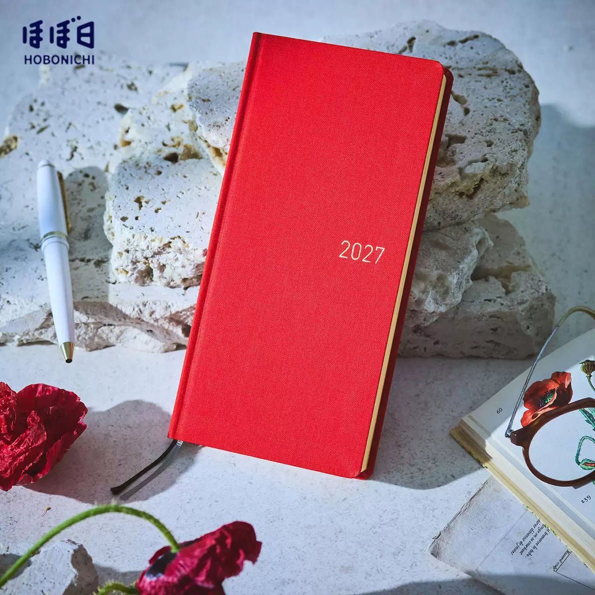 Hobonichi Weeks 2027 - January Start- English/Japanese [FREE PEN INCLUDED]