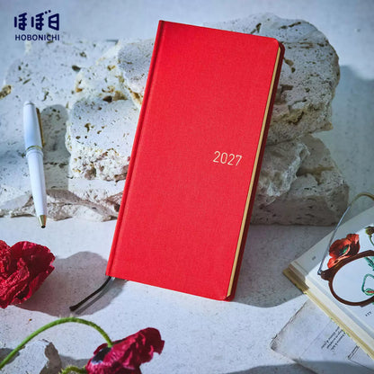 Hobonichi Weeks 2027 - January Start- English/Japanese [FREE PEN INCLUDED]
