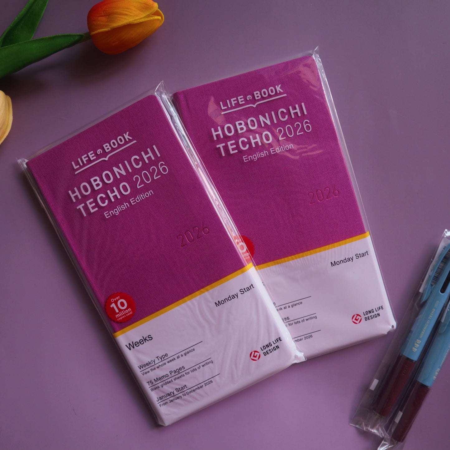 Hobonichi Weeks Colors 2026 - January/April Start- English/Japanese