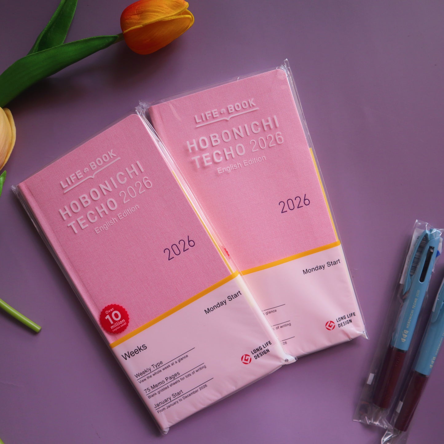 Hobonichi Weeks Colors 2026 - January/April Start- English/Japanese