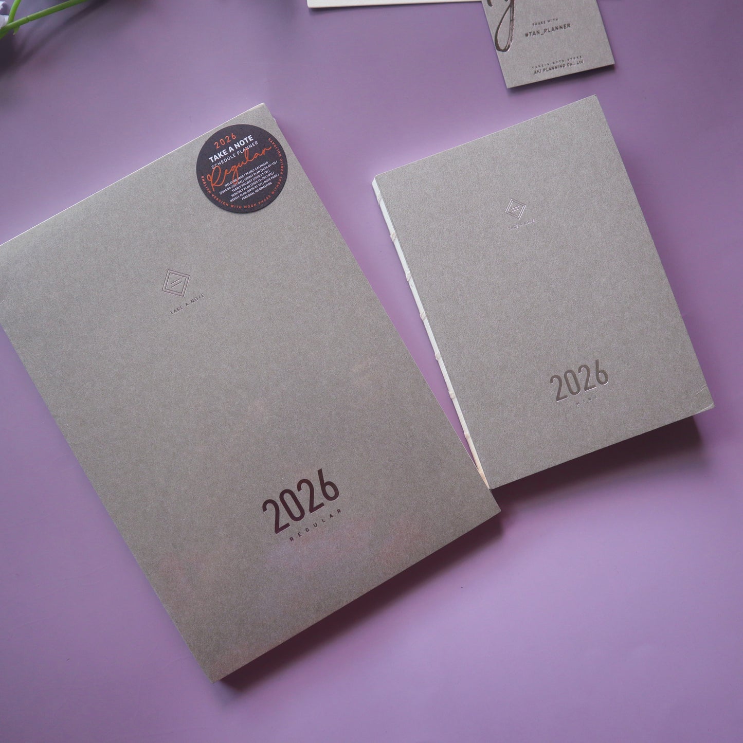 2026 Take-A-Note A5/A6 Planner - English Version