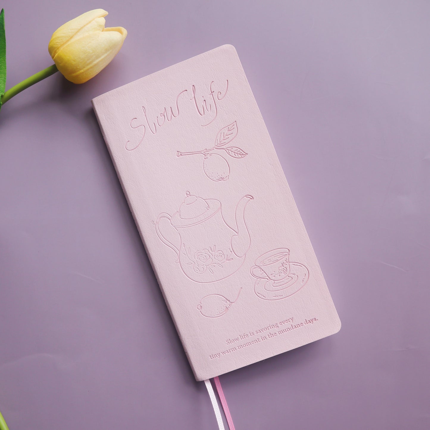 KINBOR - Undated Weekly Planner (Pink, Cats, Floral)
