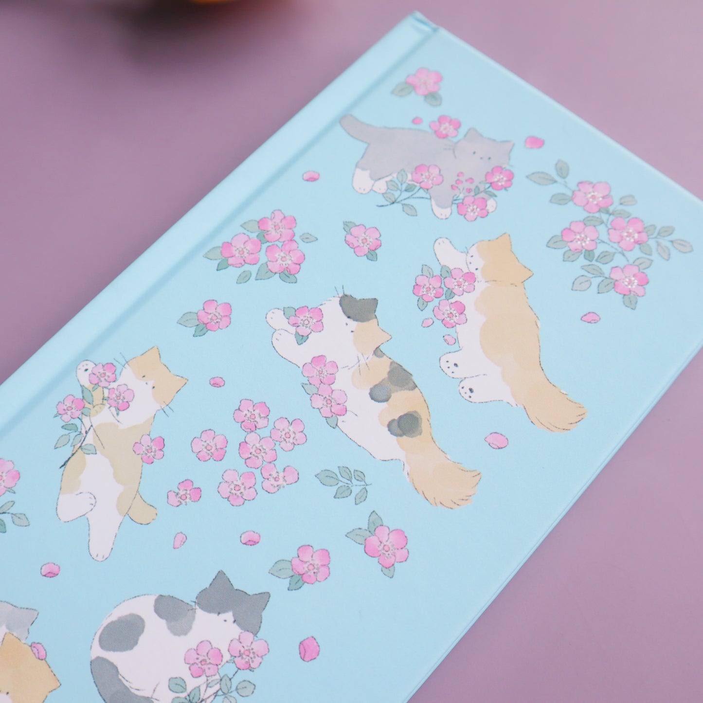 KINBOR - Undated Weekly Planner (Pink, Cats, Floral)