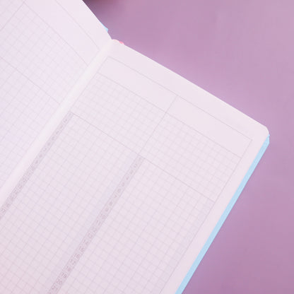 KINBOR - Undated Weekly Planner (Pink, Cats, Floral)
