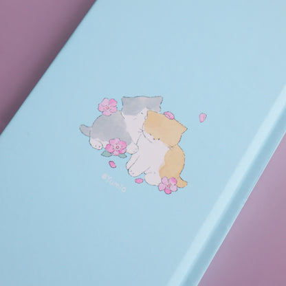 KINBOR - Undated Weekly Planner (Pink, Cats, Floral)