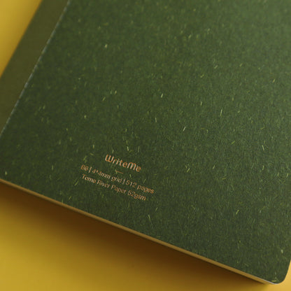 WriteMe A6/B6/TN Tomoe River Paper 52 gsm Grid Journal [UNDATED] - Green/Pink