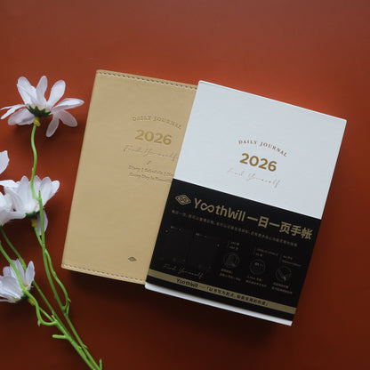 2026 YouthWill A6 Diary - 1 page per Day