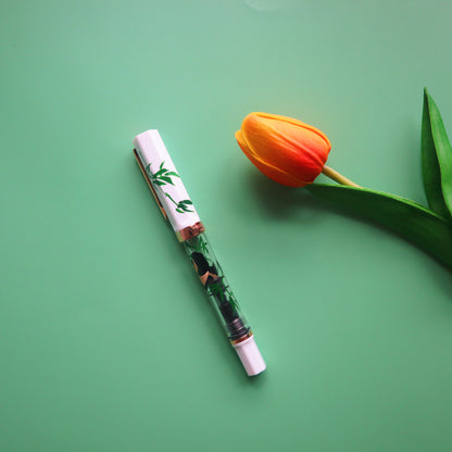 TWSBI ECO RG Panda Fountain Pen - White Rose Gold Limited Edition