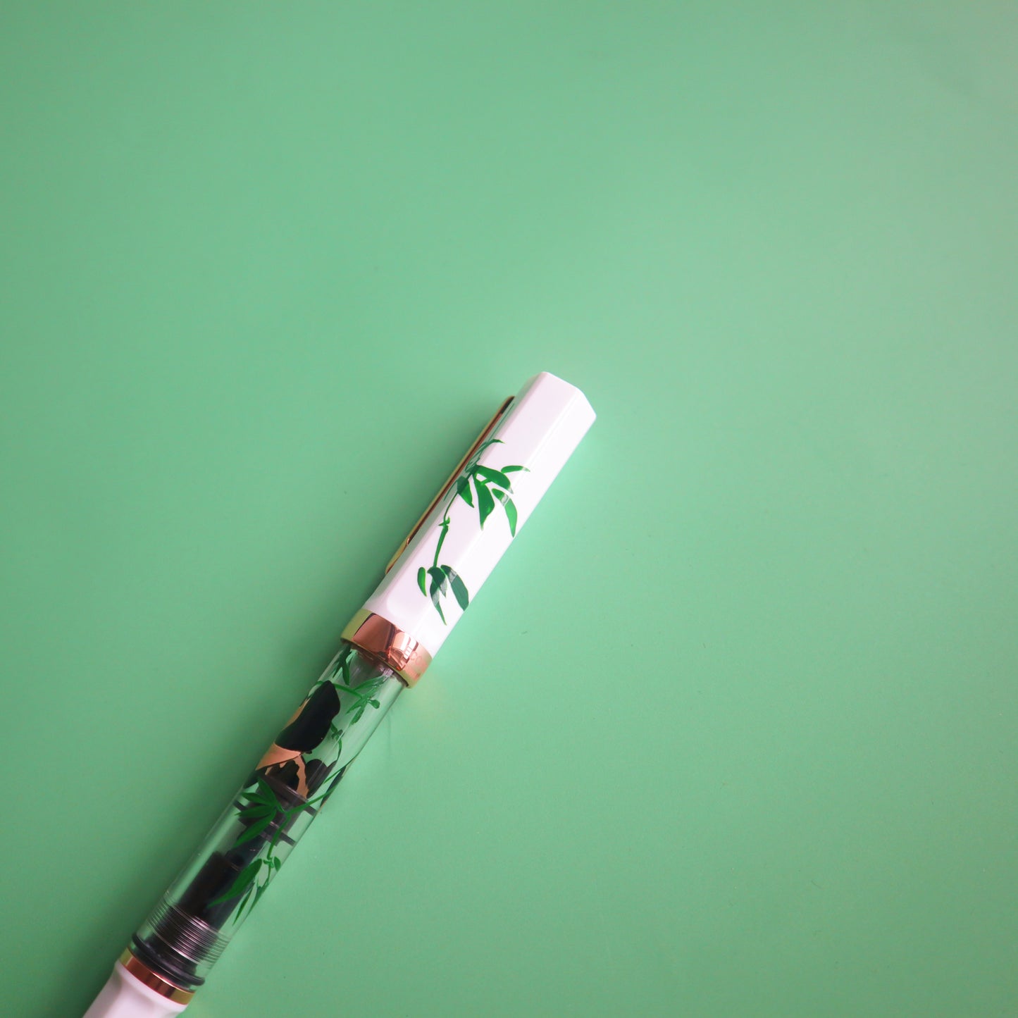 TWSBI ECO RG Panda Fountain Pen - White Rose Gold Limited Edition