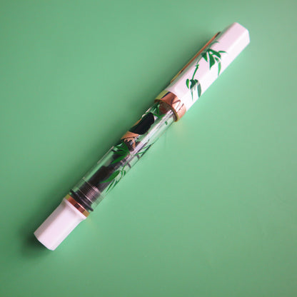 TWSBI ECO RG Panda Fountain Pen - White Rose Gold Limited Edition