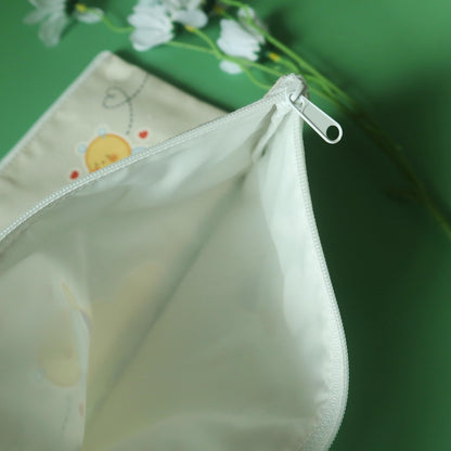 Non-Binary Flag Pencil Case - Subtle LGBT Enby Mascot