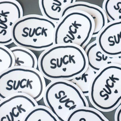 Manga/Manhwa Sound Effects Sticker Set - Yaoi/BL Slurp Thrust Fwop Suck Stickers