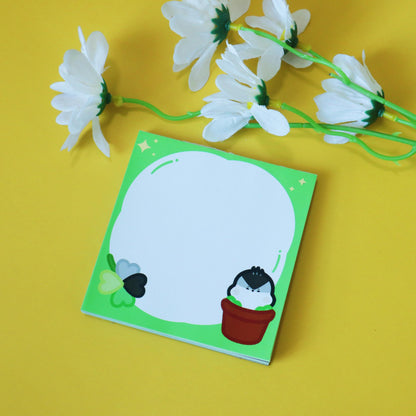 Aromantic Flag LGBT Memopad - To-Do-List Memopad Grocery List - Aromantic Flag Kawaii Bird Arrow Green