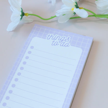 Things To Do Bisexual Notepad List - To-Do-List Magnetic Grocery List - Bisexual Flag Subtle Kawaii Spider, Nibbles