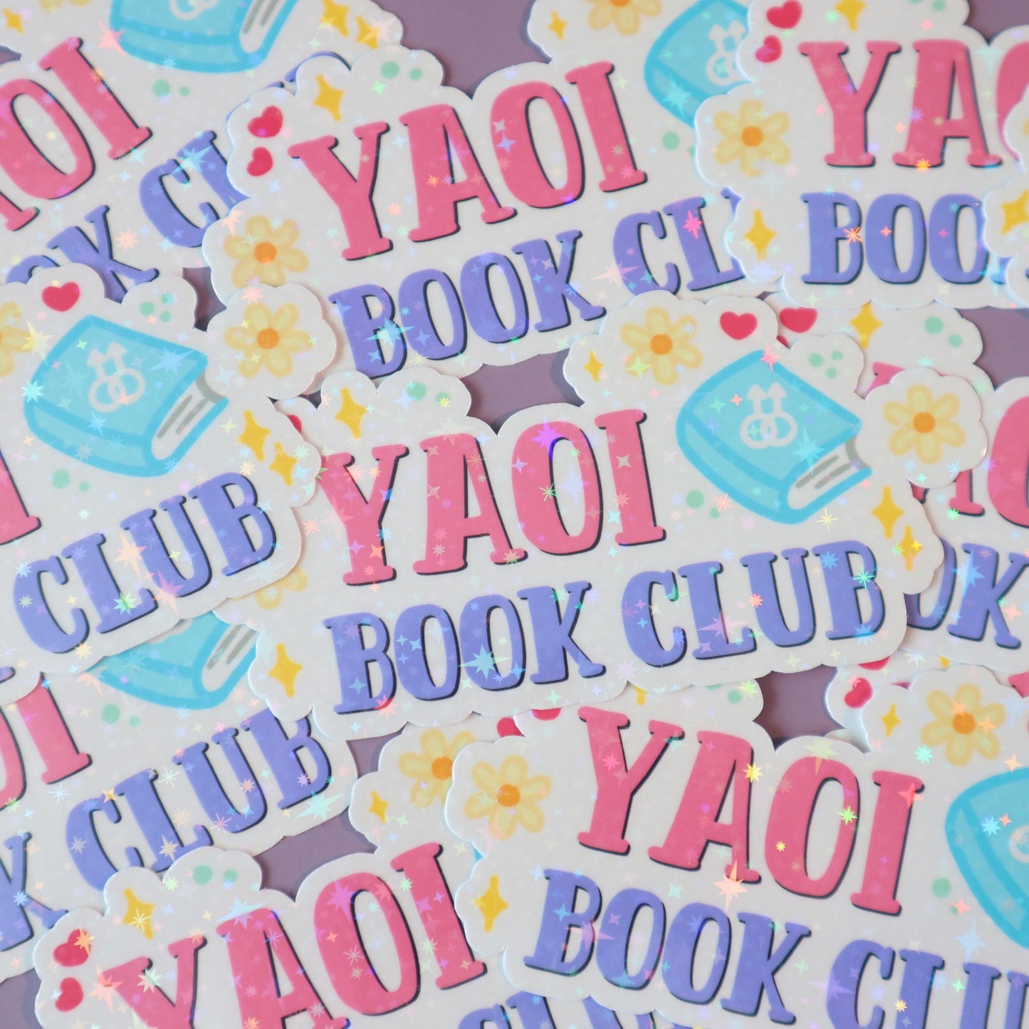 Yaoi Book Club - Holographic Sticker
